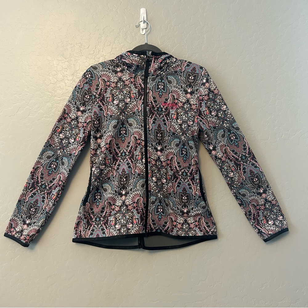 Odd Molly paisley print storm mid layer hooded jacket size 3 large